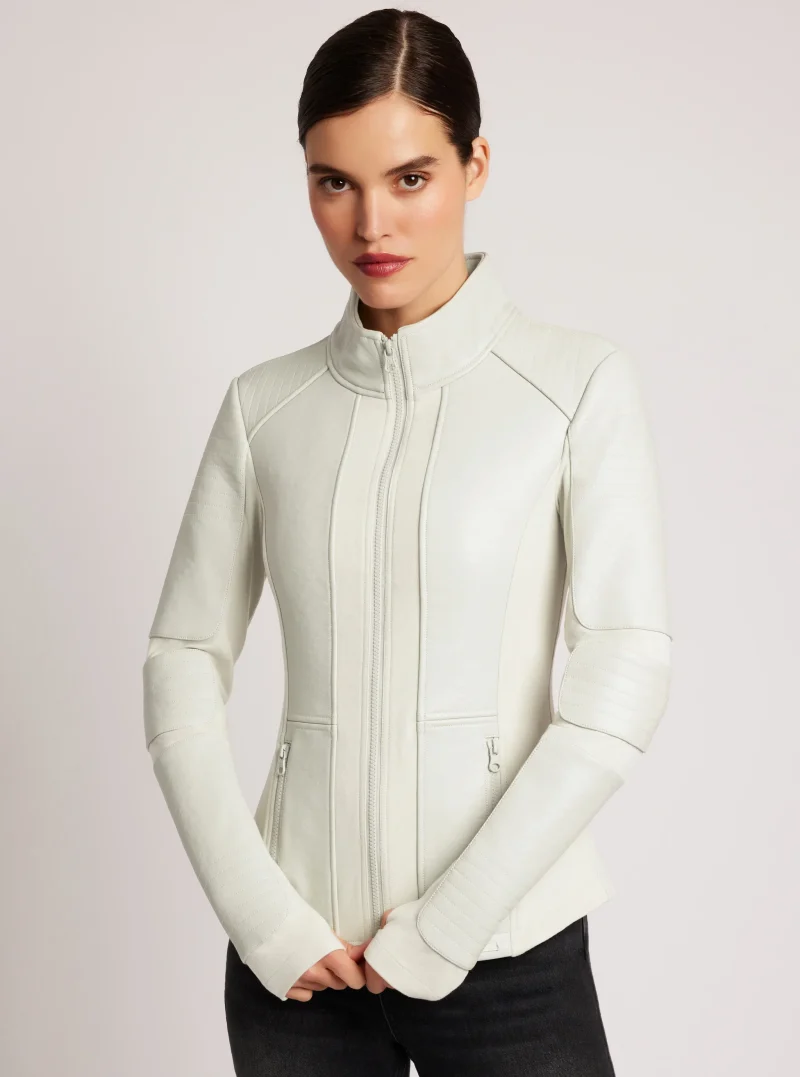 Lady Biker Heavy Racer Leather Jacket