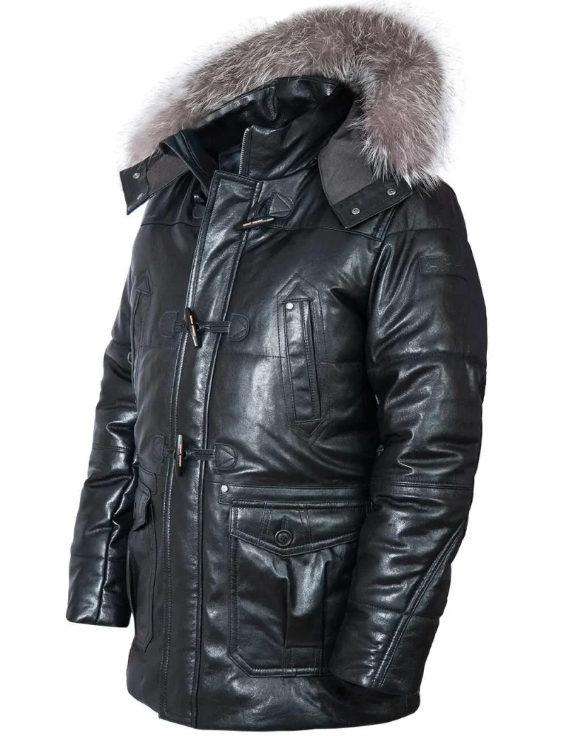 Winter Artificial Lamb Fur Shearling Sheepskin Hooded Jacket Coat