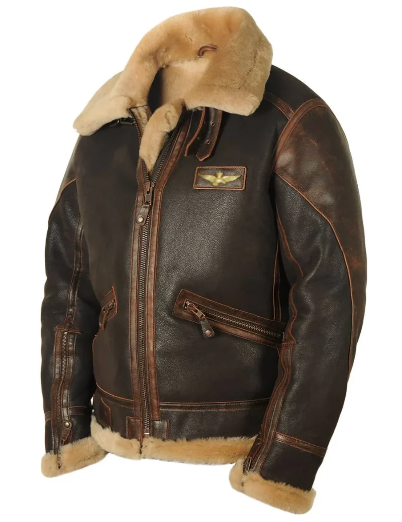 Bomber Leather Warm Leather Jacket