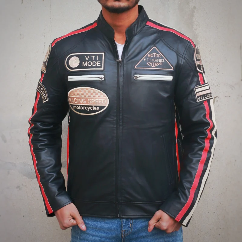 Sooper Moto Heavy Racer Biker Jacket
